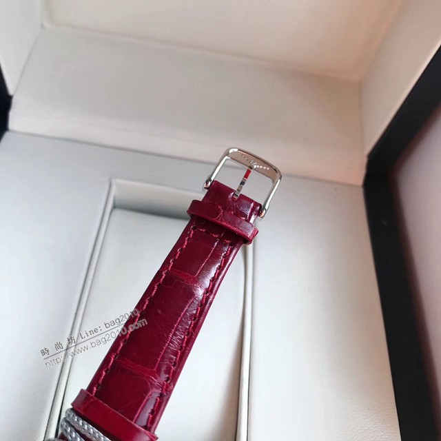 浪琴手錶 LONGINES浪琴表黛綽維納鱷魚皮系列石英女士腕表  gjs1819